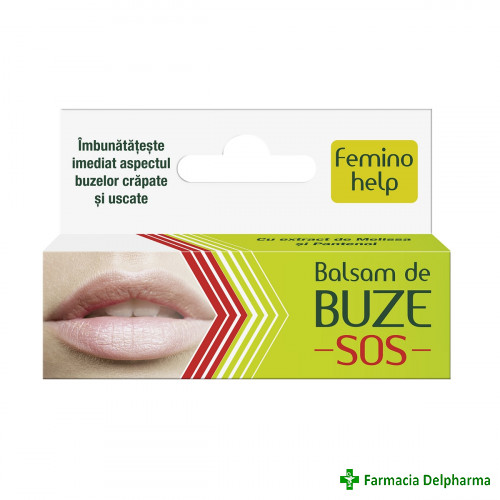 Feminohelp balsam buze SOS x 7 ml, Zdrovit