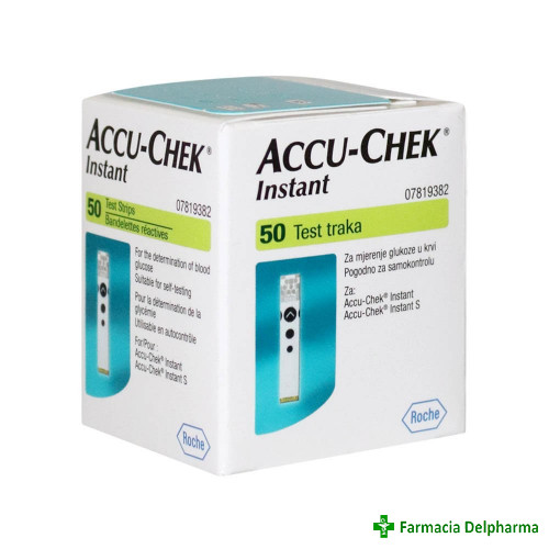 Teste glicemie Accu-Chek Instant x 50 buc., Roche