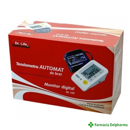 Tensiometru automat de brat DL 103, Dr. Life