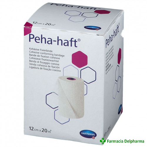 Peha-Haft fasa elastica autoadeziva 12 cm x 20 m x 1 buc., Hartmann