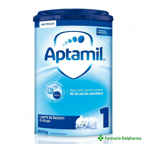 Lapte praf aptamil 1 nutri-biotik x 800 g (ean: 9386)