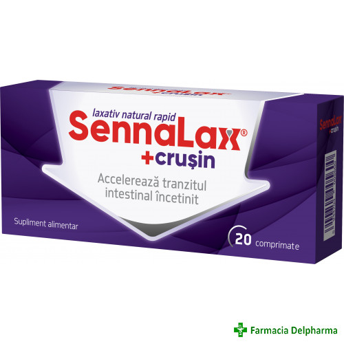 Sennalax plus Crusin x 20 compr., Biofarm