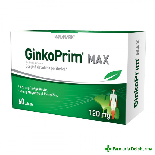GinkoPrim Max 120 mg x 60 compr., Walmark