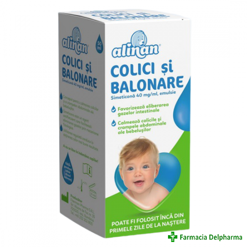 Alinan Colici si Balonare x 50 ml, Fiterman