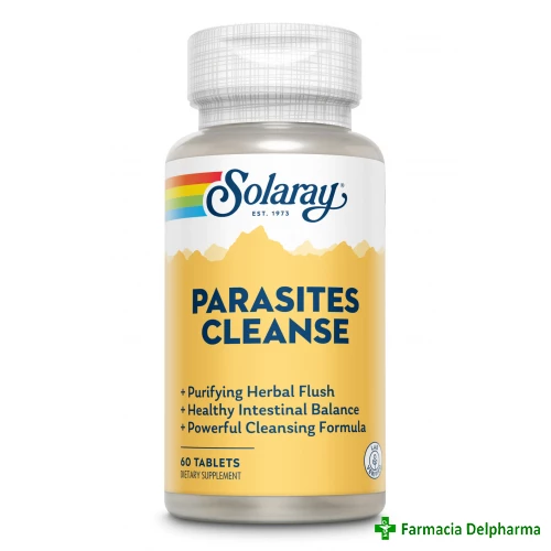 Parasites Cleanse Solaray x 60 compr., Secom