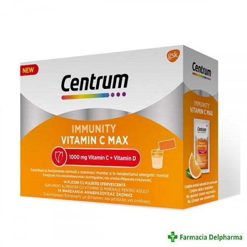 Centrum Immunity Vitamin C Max x 14 plicuri, GSK