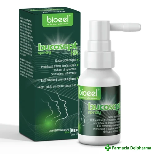 Bucosept HA spray orofaringian x 30 ml, Bioeel