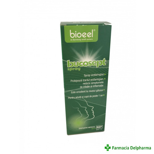 Bucosept HA spray orofaringian x 30 ml, Bioeel