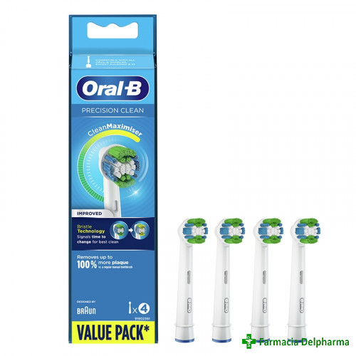 Rezerve periuta de dinti electrica Precision Clean x 4 buc., Oral-B