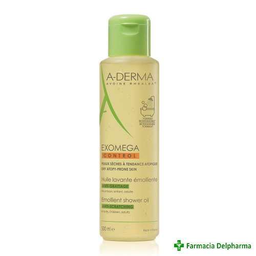 Exomega Control ulei de dus A-Derma x 500 ml, Pierre Fabre