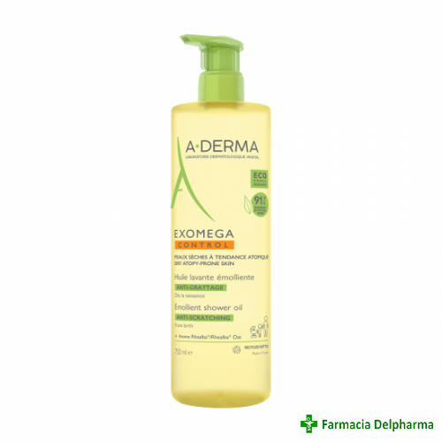 Exomega Control ulei de dus A-Derma x 750 ml, Pierre Fabre