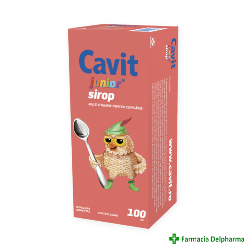 Cavit Junior sirop x 100 ml, Biofarm