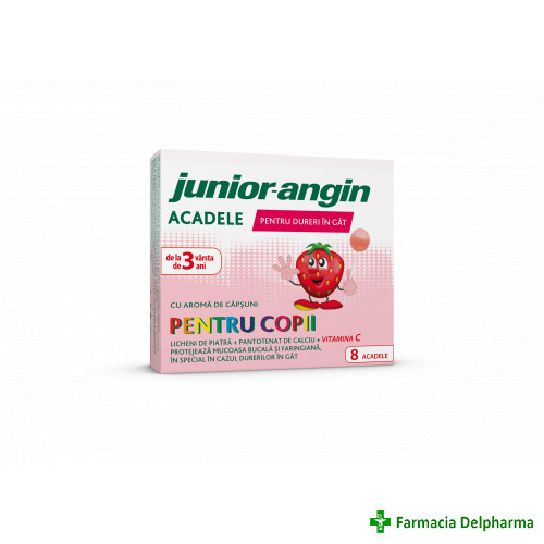 Junior angin acadele aroma capsuni x 8 buc