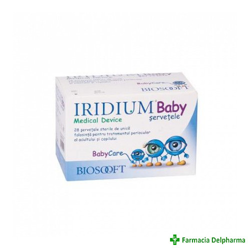 Iridium servetele sterile baby x 28 buc
