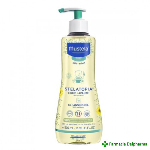 Ulei de curatare pentru piele atopica Stelatopia x 500 ml, Mustela