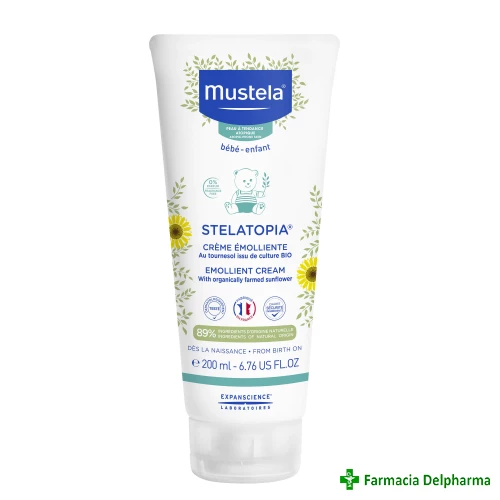 Crema emolienta pentru piele atopica Stelatopia x 200 ml, Mustela