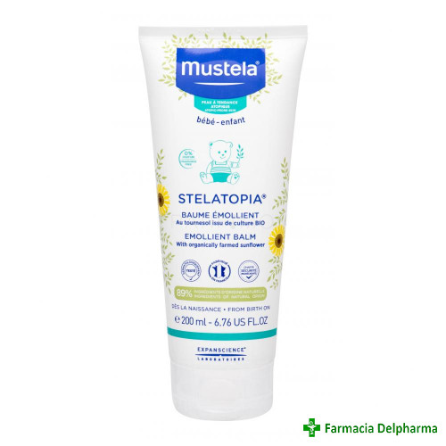 Balsam emolient pentru piele atopica Stelatopia x 200 ml, Mustela