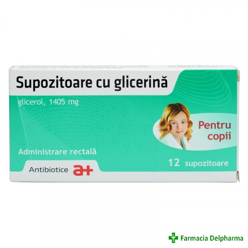 Supozitoare cu glicerina copii x 12 buc., Antibiotice