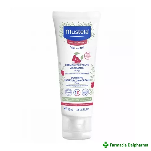 Crema hidratanta calmanta pentru piele sensibila x 40 ml, Mustela