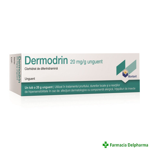 Dermodrin unguent 20 mg/g x 50 g, Montavit