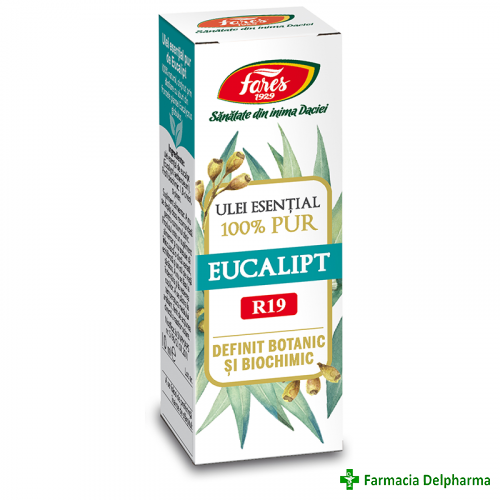 Ulei esential de eucalipt R19 x 10 ml, Fares