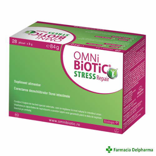 Omnibiotic Stress Repair x 28 plicuri, Institut Allergosan