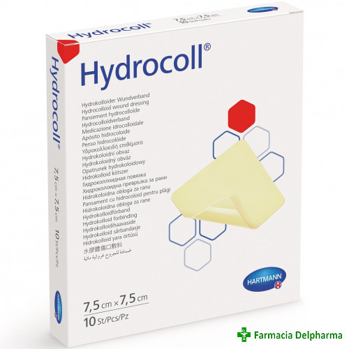 Hydrocoll pansament cu hidrocoloid 7.5 x 7.5 cm x 1 buc., Hartmann