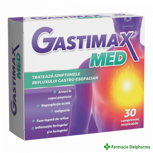 Gastimax Med x 30 compr. mast., Fiterman