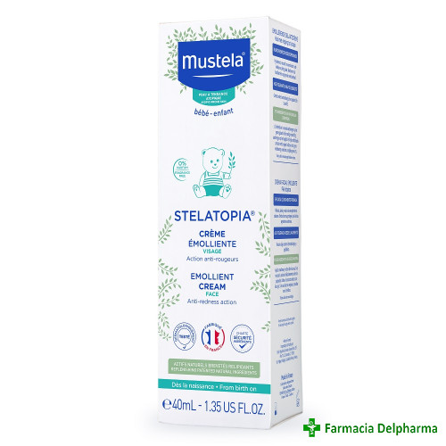 Crema emolienta pentru fata Stelatopia x 40 ml, Mustela