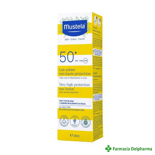 Lotiune pentru protectie solara SPF 50+ x 40 ml, Mustela