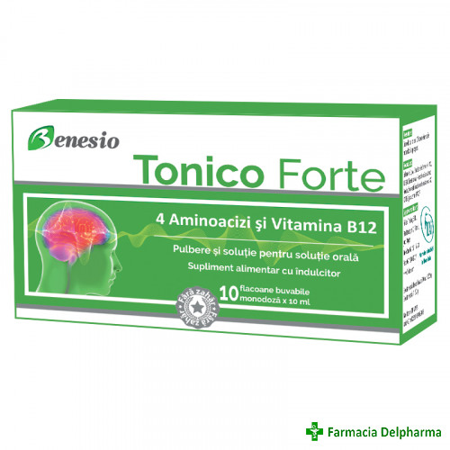 Tonico Forte 10 ml x 10 flacoane, Benesio