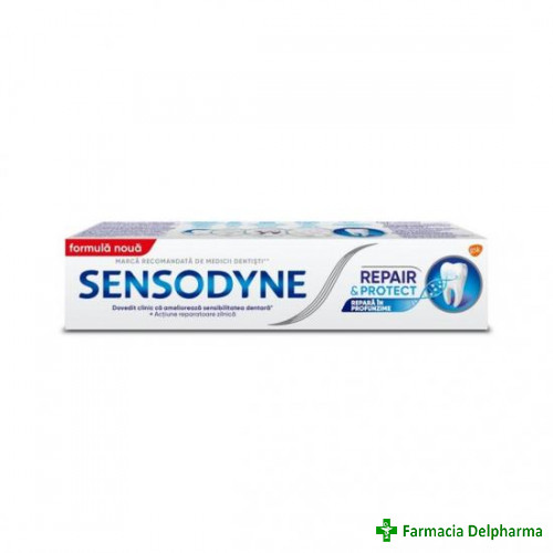 Sensodyne pasta de dinti repair & protect cool mint x 75 ml (ean: 0245)