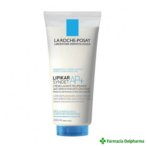 Crema curatare piele atopica Lipikar Syndet AP+ x 200 ml, La roche-posay