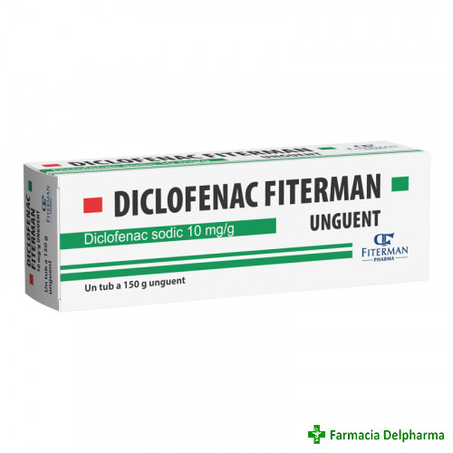 Diclofenac unguent 10 mg/g x 150 g, Fiterman