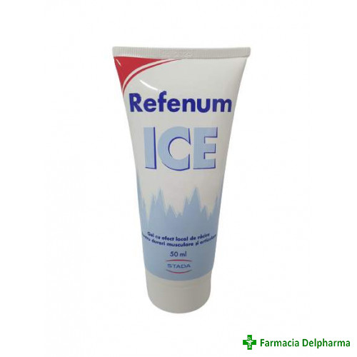 Refenum Ice gel cu efect racire x 50 ml, Stada