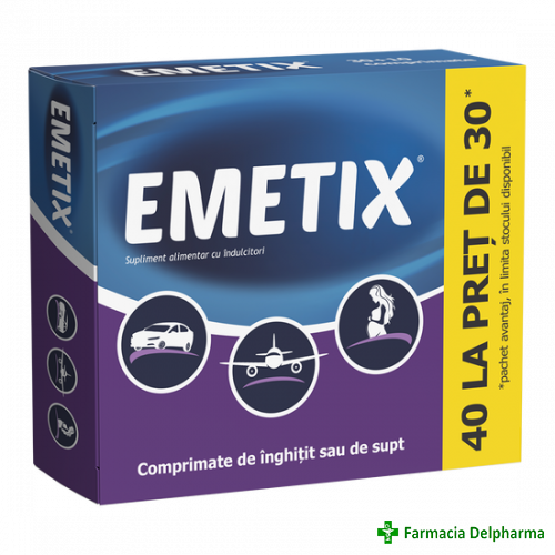 Emetix x 40 compr., Fiterman