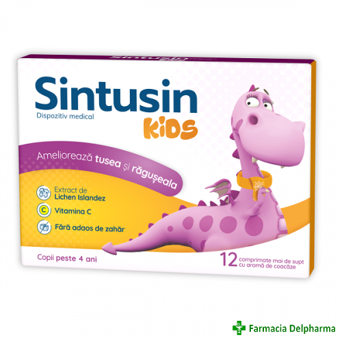 Sintusin Kids x 12 compr., Zdrovit