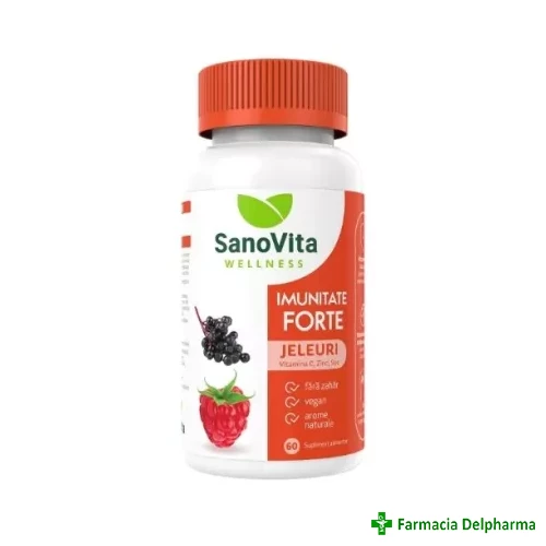 Jeleuri Imunitate Forte x 60 jeleuri , Sanovita Wellness