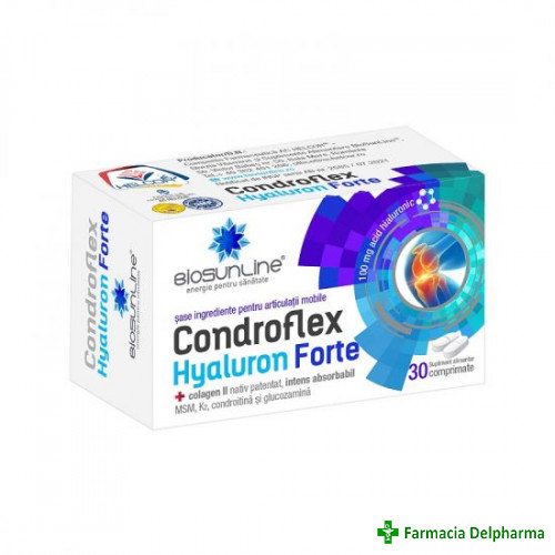 Condroflex Hyaluron Forte x 30 compr., Helcor