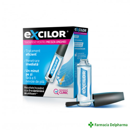 Excilor solutie tratament micoza unghiei x 3,3 ml, Magna Pharm