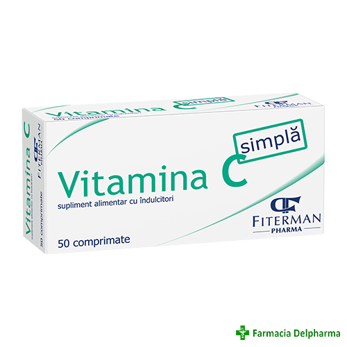 Vitamina C 180 mg x 50 compr. supt, Fiterman