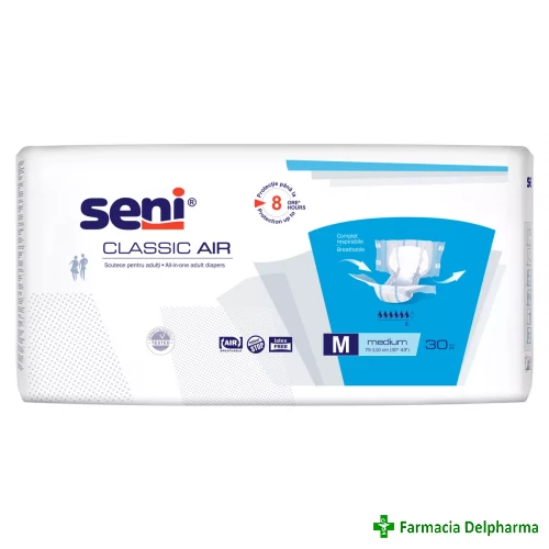 Scutece seni classic air medium x 30 buc