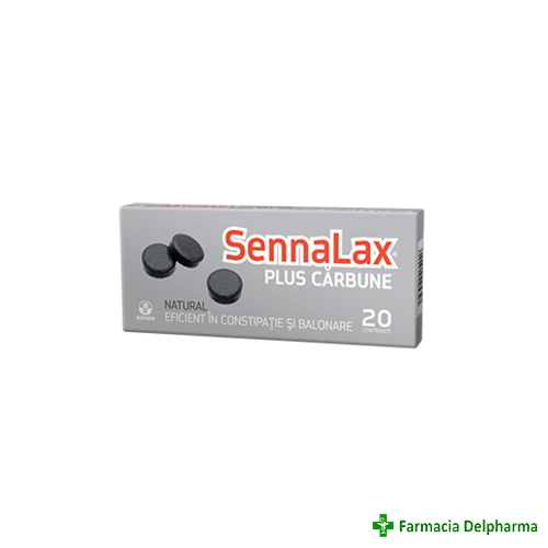 Sennalax plus Carbune x 20 compr., Biofarm