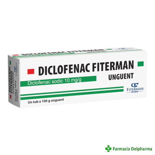 Diclofenac unguent 10 mg/g x 100 g, Fiterman