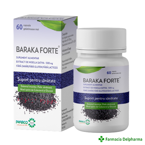 Baraka Forte 500 mg x 60 caps., Pharco