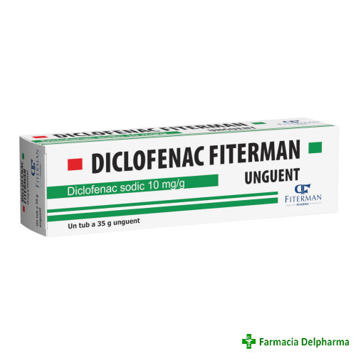Diclofenac unguent 10mg/g x 35 g, Fiterman