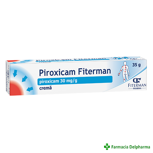 Piroxicam crema 30mg/g  x 35 g, Fiterman