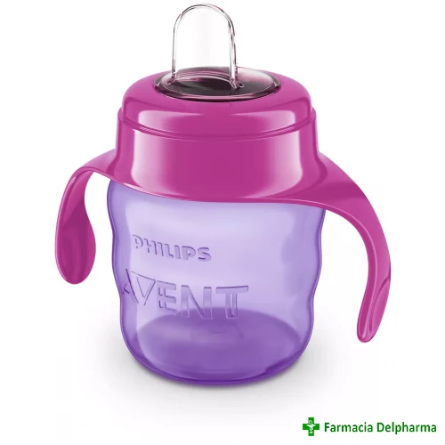 Cana cu tetina de formare 6m+ x 200 ml SCF551/03, Avent