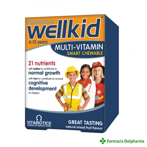 WellKid Multi-Vitamin Smart chewable x 30 compr. mast., Vitabiotics