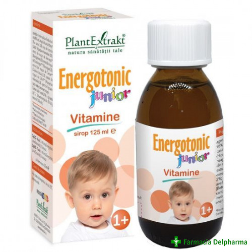 Energotonic Junior Vitamine sirop x 125 ml, PlantExtrakt